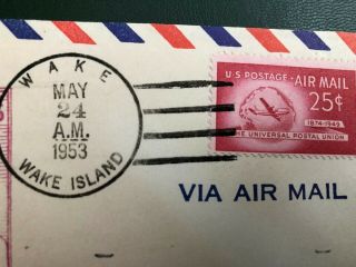 USA,  1953 Pan American Airways First Flight Wake Island to Vietnam 2