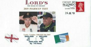Great Britain: " England V Ireland Cricket " 2019 Warm Up Test Cover