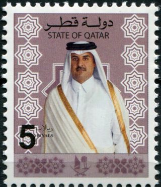Qatar 2016.  Sheikh Tamim Bin Hamad Al Thani (mnh Og) Stamp