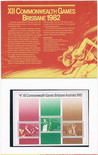 1982 - Australia,  Stamp Pack,  Xii Commonwealth Games Brisbane 1982