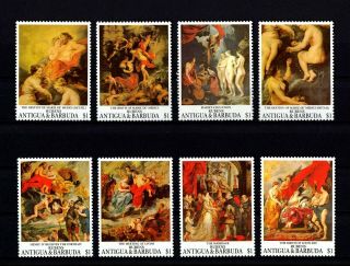 Antigua - 1993 - Paintings - Louvre Museum - Peter Paul Rubens - - Mnh Set