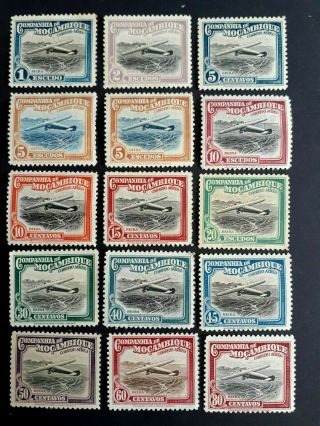 Portugal/mocambique Great Old Mnh Air Mail Stamps As Per Photo.  Very