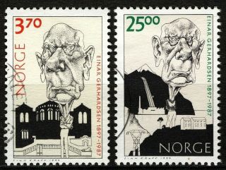 Norway 1997,  Einar Gerhardsen 100 Years Fu,  Mi 1259 - 1260 Cat 4,  5€