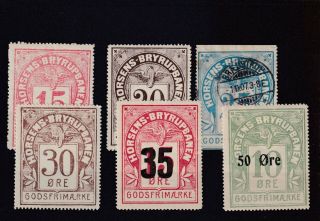 0004 Denmark (trainstamps) 3 Stamps Mnh Horsens Bryupbahnen Stamps