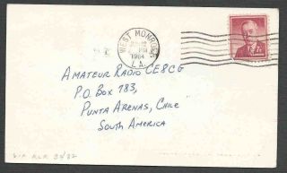 1964 Ppc 7c Liberty Issue 1040 Pays International Airmail Postcard See Info