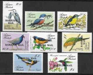Barbuda:1988:birds Of Antigua,  Set,  2 Min/sheet 