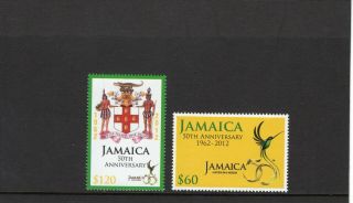 Jamaica 2012 Independence Anniversary Set Um (mnh)