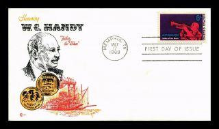 Dr Jim Stamps Us W C Handy Father Of The Blues Fdc Cover Craft Memphis