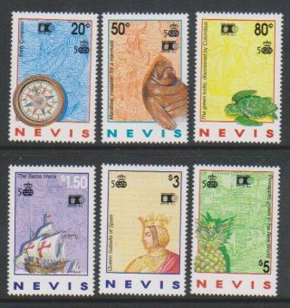 Nevis - 1992,  Discovery Of America By Columbus Set - Mnh - Sg 678/83