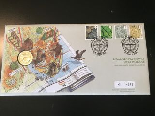 Royal Coin Cover - 2006 Discovering Newry & Mourne With B/u £1 Coin