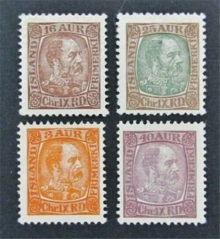 Nystamps Iceland Stamp 34//42 Og H $32