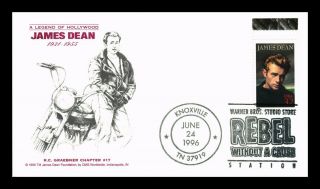 Dr Jim Stamps Us James Dean Hollywood Legend Fdc Cover Rebel Without A Cause