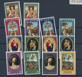 D277305 St.  Lucia - Paintings Selection Of Mnh Stamps