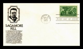 Us Cover Sagamore Hill Theodore Roosevelt Home Fdc Anderson Cachet