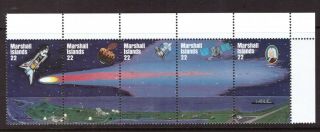 Marshall Islands Mnh 1985 Space,  Appearance Of Halley 