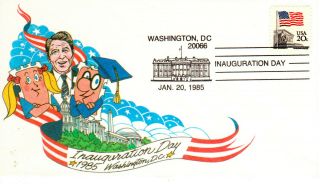 January 20 1985 Reagan Inaugural Inauguration Day Washington Dc