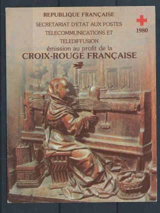 France 1980 Sg Xsb30 Red Cross Booklet Mnh