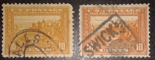 Travelstamps: 1913 Us Stamps Scott S 400 - 400a,  Ng,  Set Of 2 Stamps
