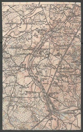 Latvia 1918 Mi 1I Printed on Map,  Block of 20 2
