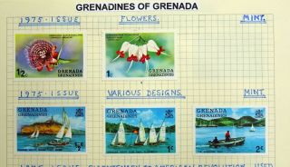 GRENADINES of GRENADA Mint/Used,  Sets,  etc.  on Pages.  (41 pics) 5