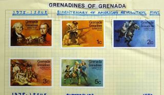 GRENADINES of GRENADA Mint/Used,  Sets,  etc.  on Pages.  (41 pics) 7