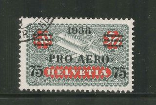 Switzerland - 1938 – Pro Aero Overprint Issue - Scott C26 – (1)