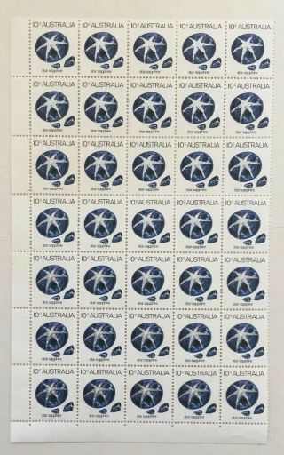 Australia Stamp,  5 Block Of Mint&Used With 4c,  7c,  10c 3