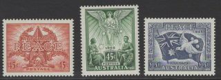 Australia Sg1542/4 1995 Peace In The Pacific Mnh