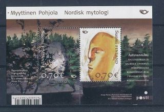 D269828 Nordic Mythology 2008 S/s Mnh Finland