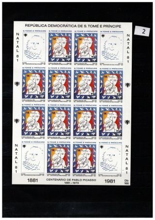 == S.  T.  Principe 1981 - Mnh - Imperf - Children - Painting