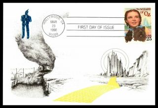 Mayfairstamps Us Fdc 1990 Judy Garland Wizard Of Ox First Day Cover Wwb91029