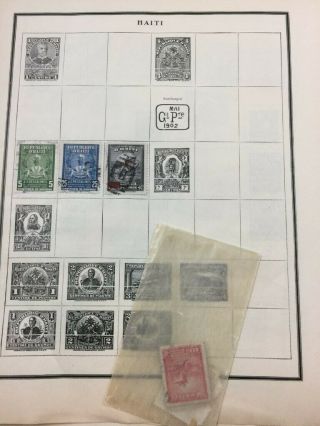 Treasure Coast (tc) Stamps 24,  Pages Of Old Haiti Postage Stamps 751