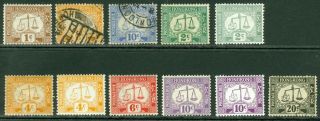 1923 - 38 Hong Kong Postage Dues.  &.  Good To Very Fine