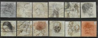 1) Gb Stamps 2019 Leonardo Da Vinci.  Good