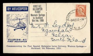 Dr Who 1955 Zealand First Flight Helicopter Western Springs/auckland E54480