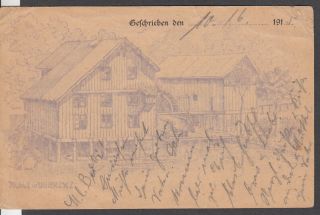 WW - I GERMAN PRISONER OF WAR,  FIELDPOST CARD TO HOME CNCLD JUN 13 1915 2