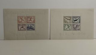 1936 Berlin Germany Olympic Games Stamps