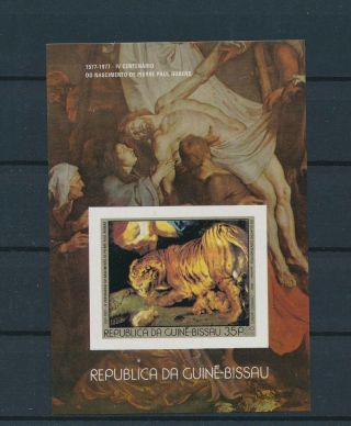 Lk88997 Guinea - Bissau Imperf Peter Paul Rubens Paintings Sheet Mnh
