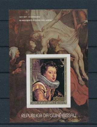 Lk88994 Guinea - Bissau Imperf Peter Paul Rubens Paintings Sheet Mnh