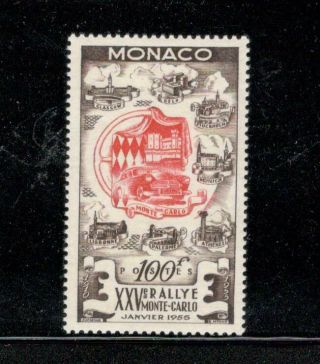 Monaco - 25th Monte Carlo Automobile Rally - 333 - Mnh - Yr 1955 - Cv: $90