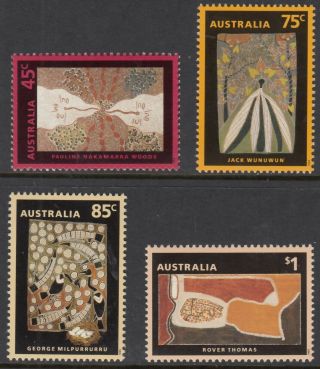 Australia 1993 Aboriginal Art - Dreamings Paintings Set Sg 1388 - 1391 Mnh