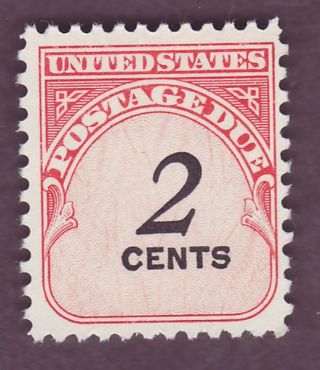 Usa Stamps: Scott J90 2c Postage Due W/dull Gum,  Sgl (mnh)