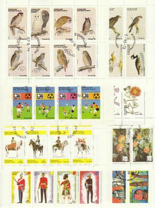 Various - Holy Island,  Scotland - 8 Different Minisheets Of 8 Stamps - 1973 - 6