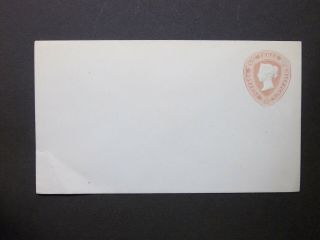 Postal Stationery Sto 1873 Qv 11/2d Lilac - Rose Embossed Envelope H&b Es8