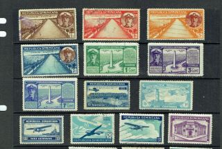 129 DOMINICAN REPUBLIC Stamps Regular Issues,  Airmails 1930 ' s - 1940 ' s 2