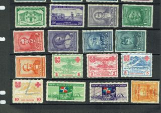 129 DOMINICAN REPUBLIC Stamps Regular Issues,  Airmails 1930 ' s - 1940 ' s 4