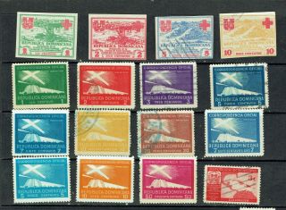 129 DOMINICAN REPUBLIC Stamps Regular Issues,  Airmails 1930 ' s - 1940 ' s 8