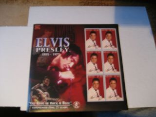 Nevis 2003 Elvis Presley 1935 - 77 " The King Of Rock & Rool Commemorating 25 Years