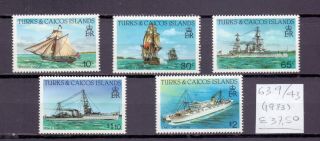 Turks And Caicos 1983.  Mh Stamp.  Yt 639/643.  €37.  50