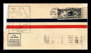 Dr Jim Stamps Us Boston Cam 1 19 2 First Flight Air Mail Cover Orleans 1928